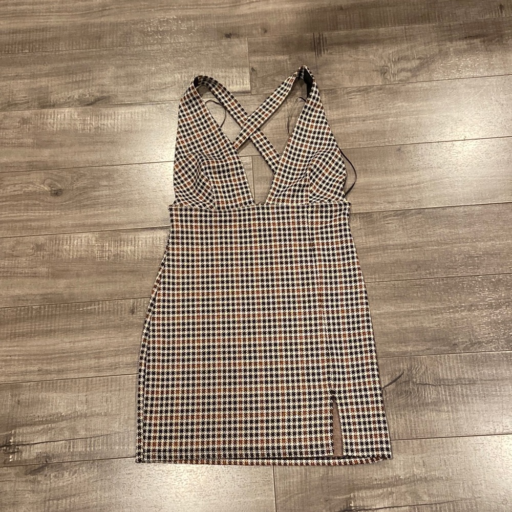 Lovely Day Plaid Dress